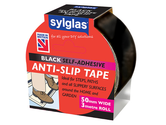 Sylglas Anti-Slip Tape 50mm x 3m Black SYLASTBL