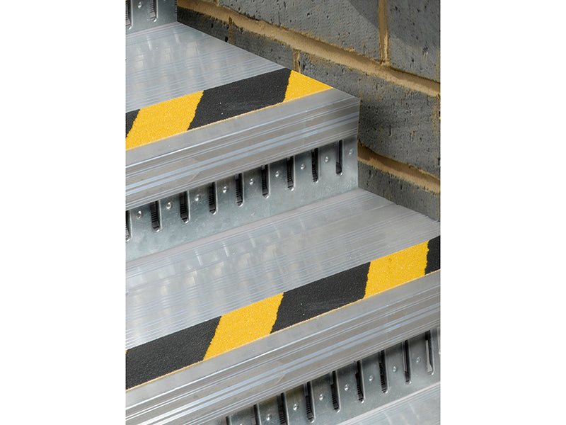 Sylglas Anti-Slip Tape 50mm x 3m Black & Yellow Hazard SYLASTBLY