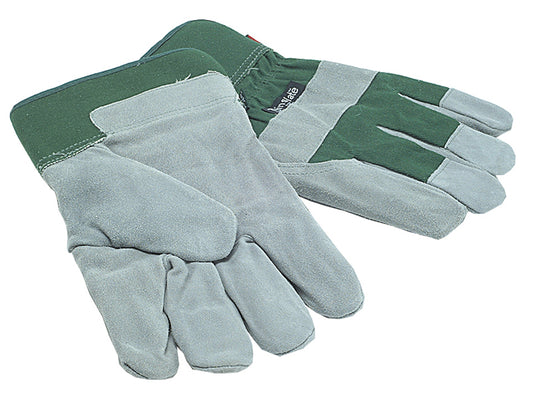 Town & Country TGL412 Men's Fleece Lined Leather Palm Gloves - One Size T/CTGL412