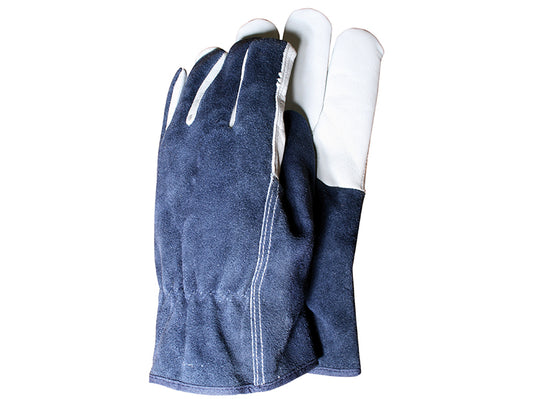 Town & Country TGL418L Premium Leather & Suede Men's Gloves - Large T/CTGL418L
