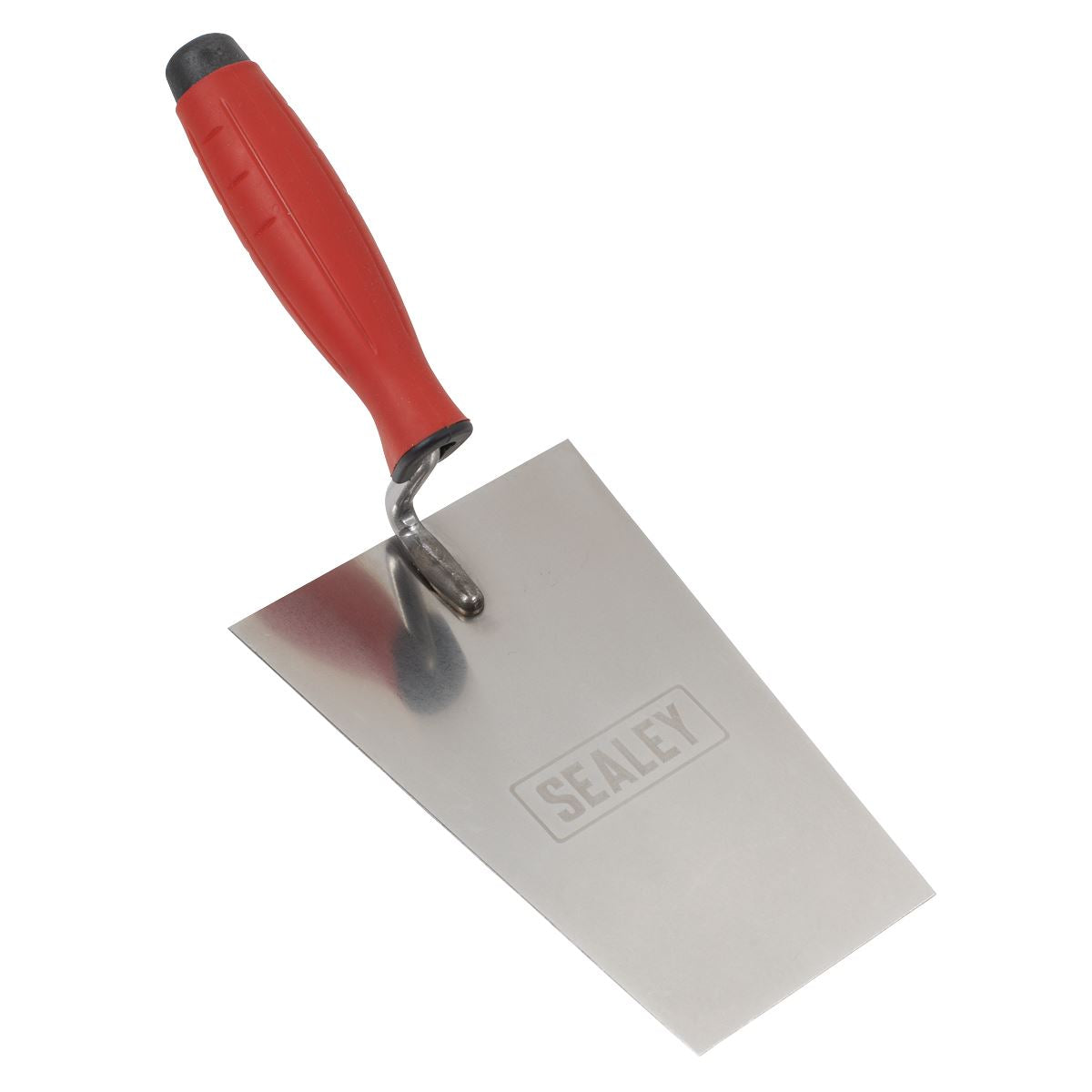 Sealey Stainless Steel Bucket Trowel Rubber Handle 180mm T1204