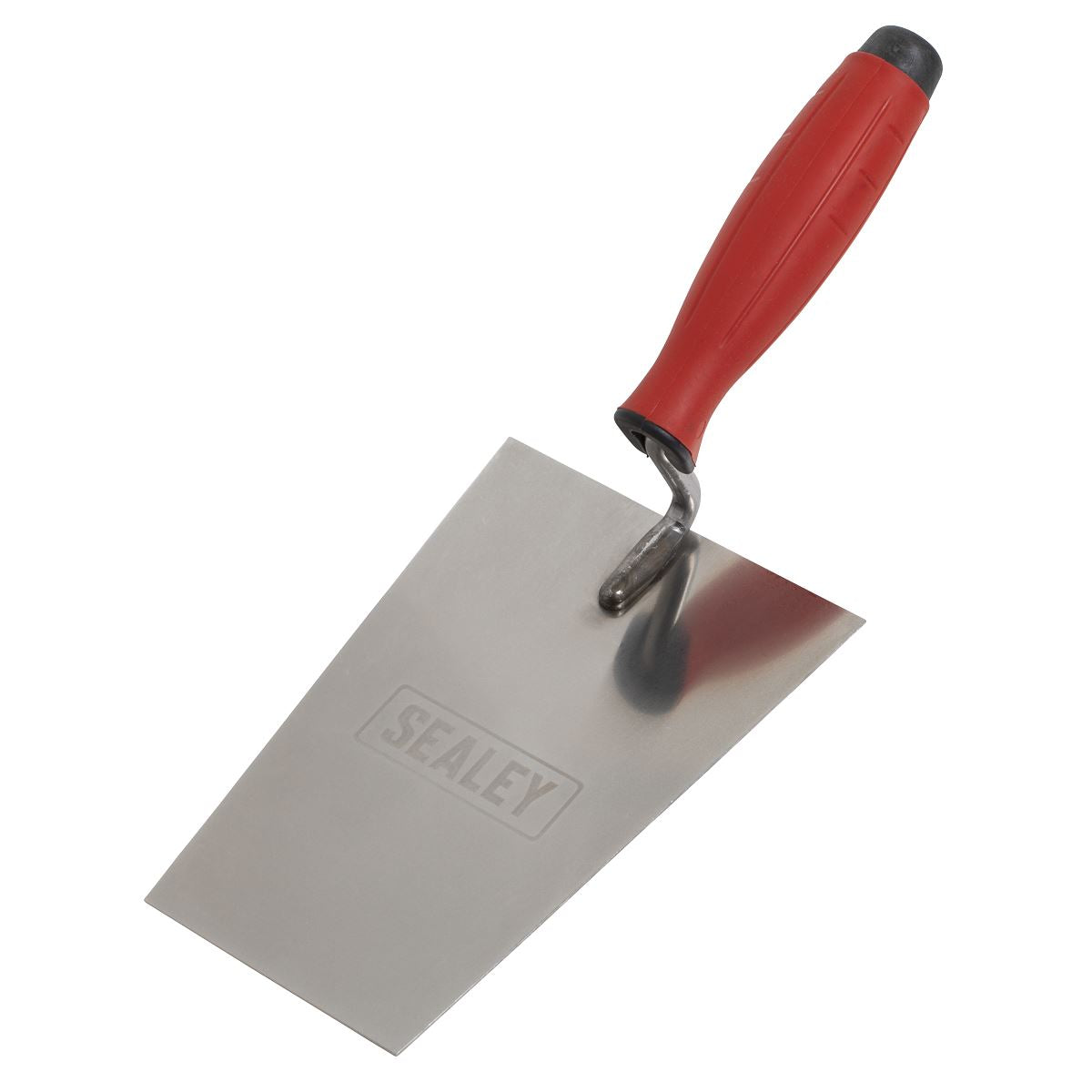 Sealey Stainless Steel Bucket Trowel Rubber Handle 180mm T1204