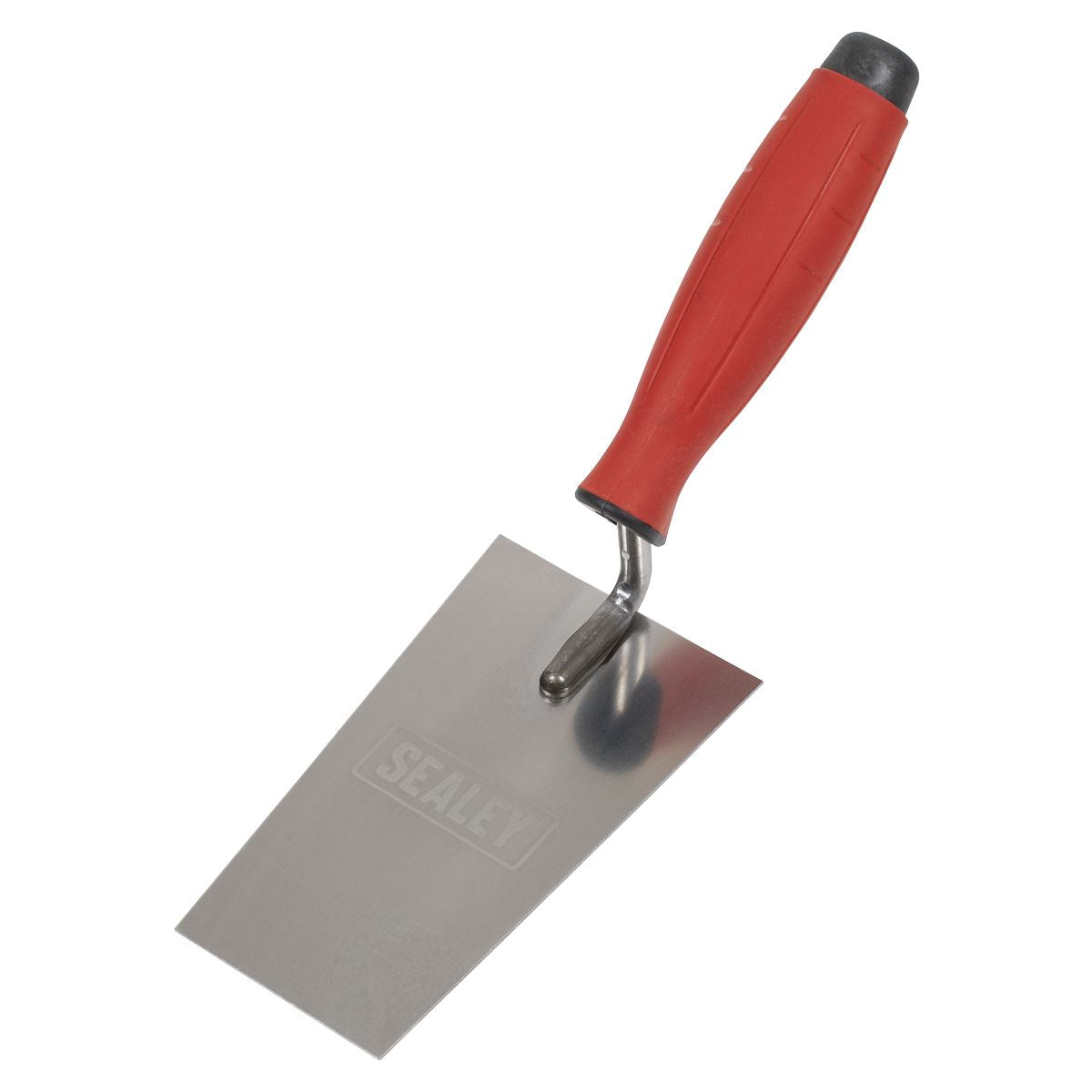 Sealey Stainless Steel Filler Trowel Rubber Handle 140mm T1208