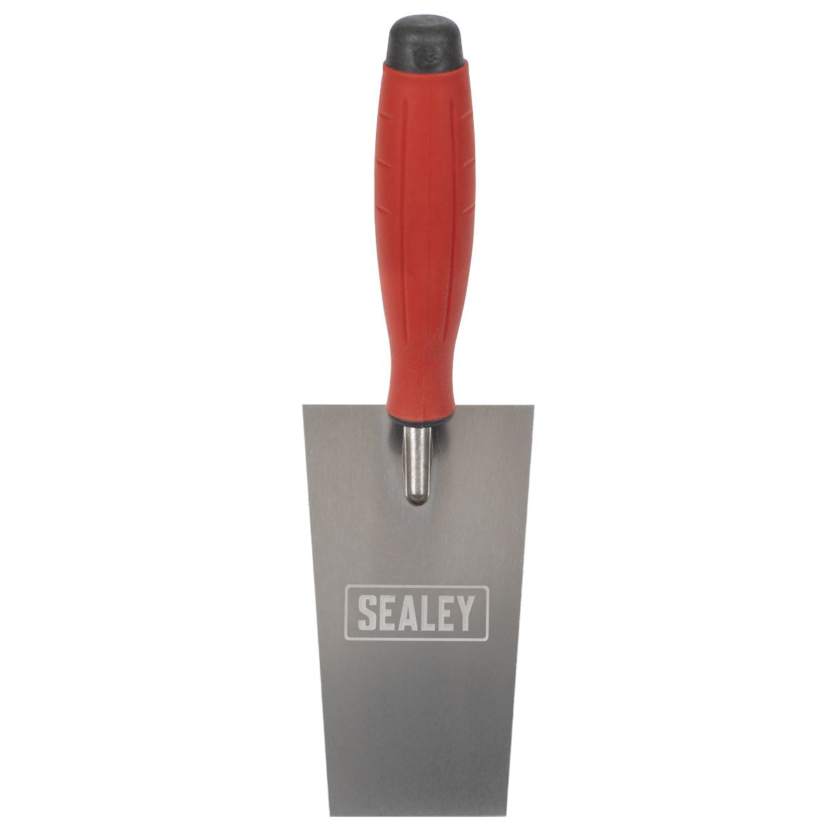 Sealey Stainless Steel Filler Trowel Rubber Handle 140mm T1208