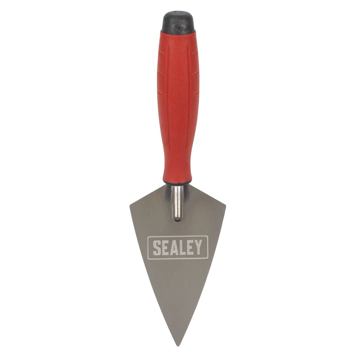 Sealey Stainless Steel Sharp Pointing Trowel Rubber Handle 140mm T1222