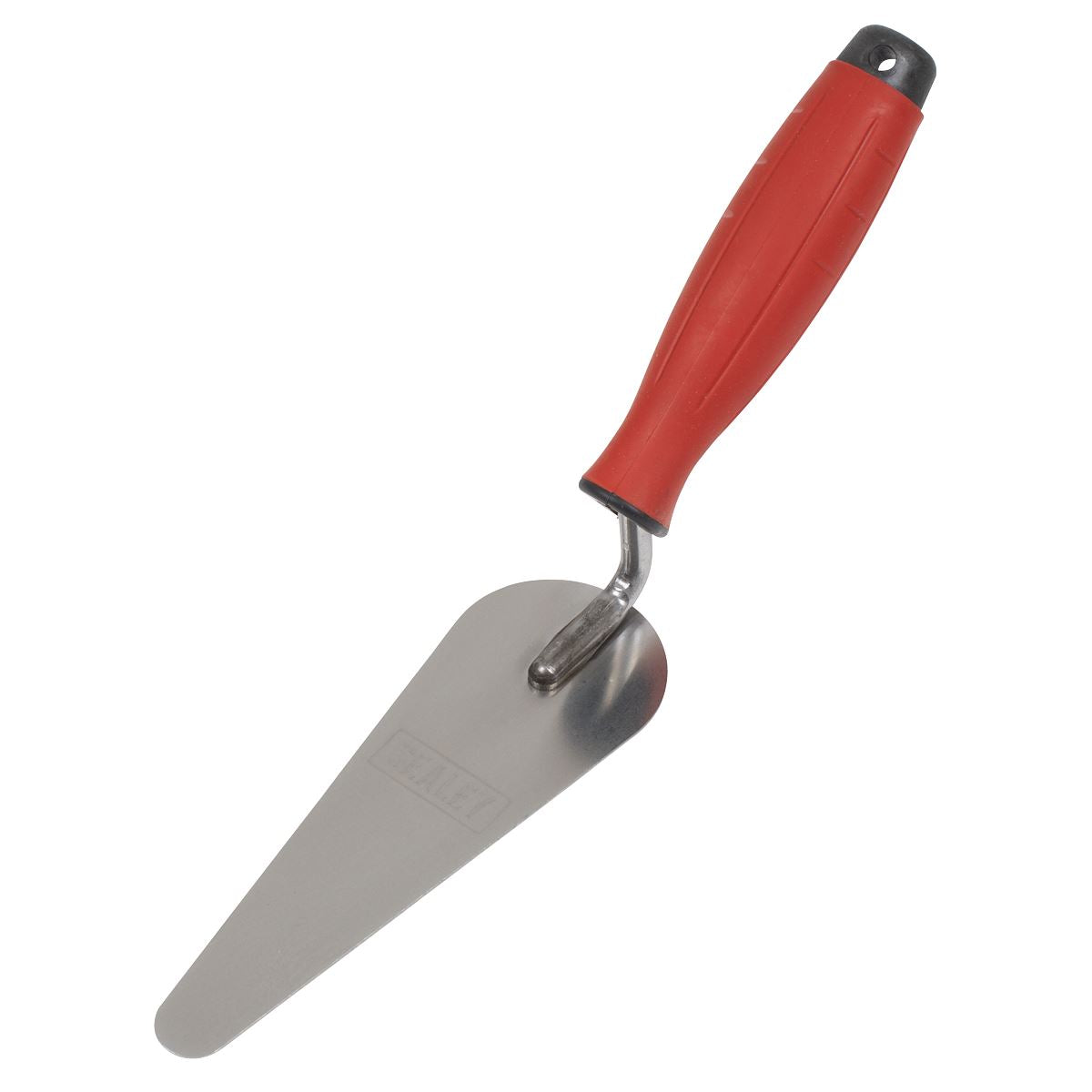 Sealey Stainless Steel Narrow Gauging Trowel Rubber Handle 160mm T1225