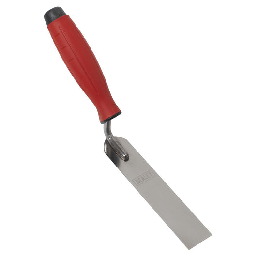 Sealey Stainless Steel Finishing Trowel Rubber Handle 30 x 160mm T1740