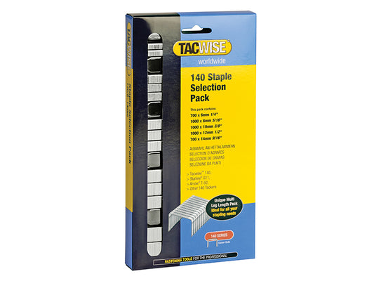 Tacwise 140 Heavy-Duty Staples (Type T50 G) Selection (Pack 4400) TAC0350