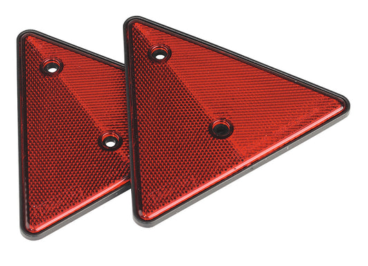 Sealey Rear Reflective Red Triangle Pack of 2 TB17