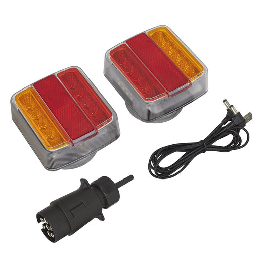 Sealey Wireless SMD LED Trailer Light Set 2pc TB18LEDW