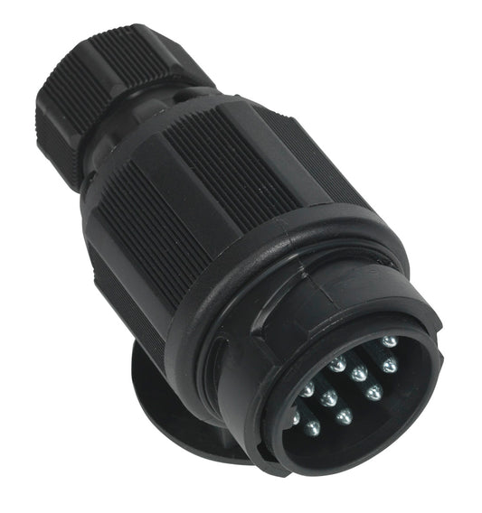 Sealey Towing Plug 13-Pin Euro Plastic 12V Twin Inlet TB54