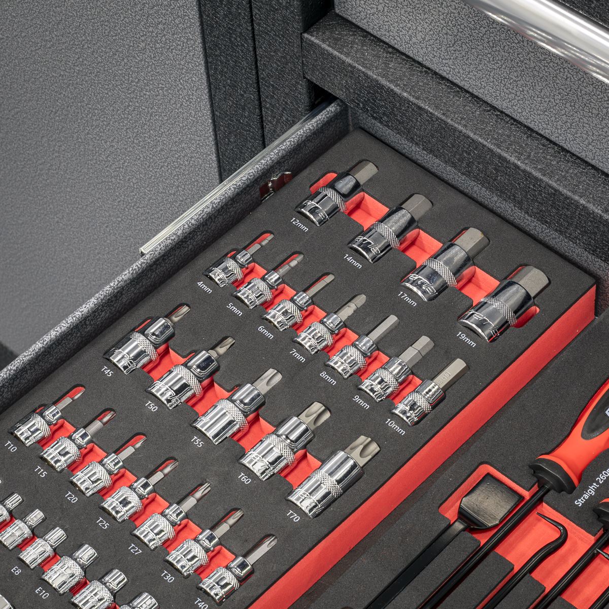 Sealey Socket Bit Set with Tool Tray 37pc Male Female Torx And Hex TBT61