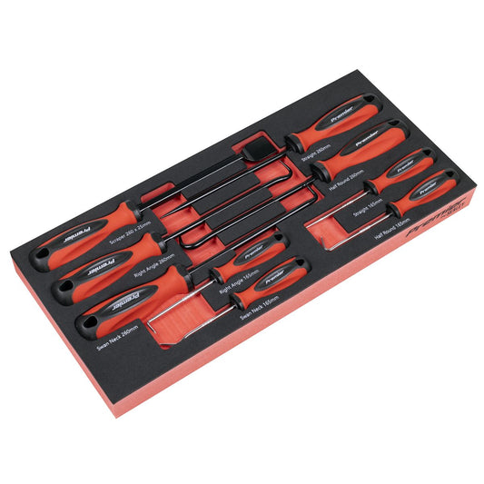 Sealey Scraper & Pick Hook Set with EVA Tool Tray 9pc TBT65