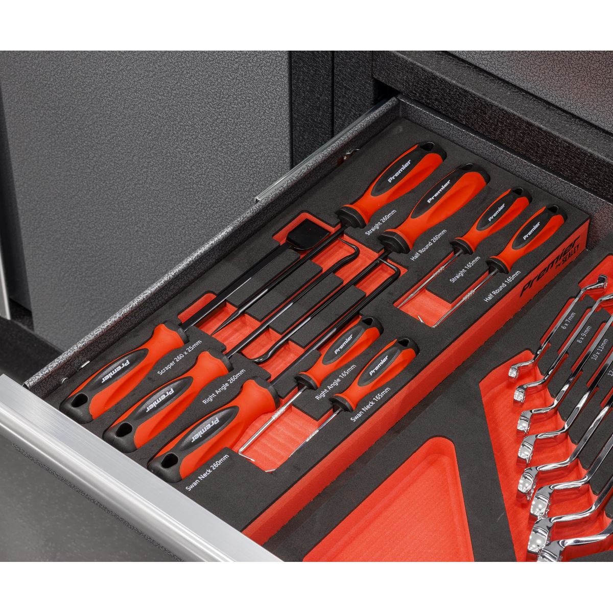 Sealey Scraper & Pick Hook Set with EVA Tool Tray 9pc TBT65