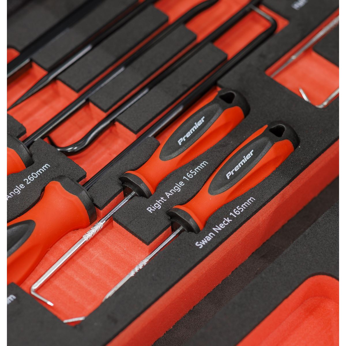 Sealey Scraper & Pick Hook Set with EVA Tool Tray 9pc TBT65