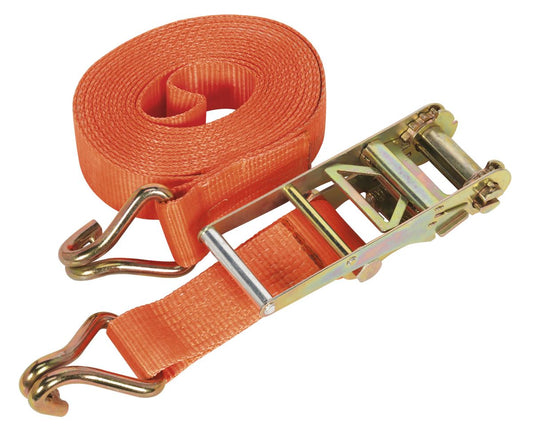 Sealey Ratchet Strap 75mm x 12m Polyester Webbing 10000kg Breaking Strength TD10012J