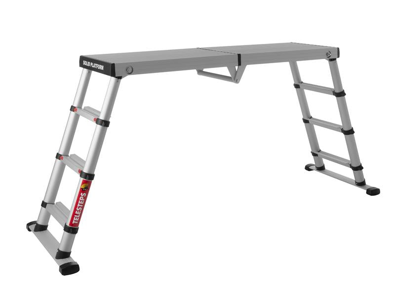 Telesteps 150Kg Solid Line Working Platform Wide Steps And Portable TEL61209601