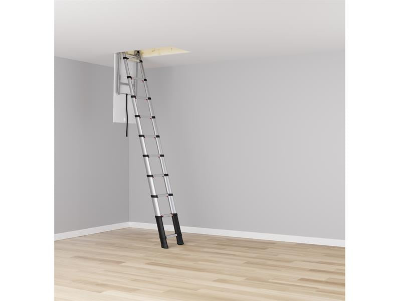 Telesteps Loft Line Maxi Telescopic Ladder 10 Tread TEL72527541