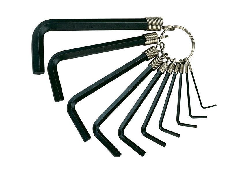 Teng Metric Hexagon Key Set on Ring, 10 Piece TEN1425