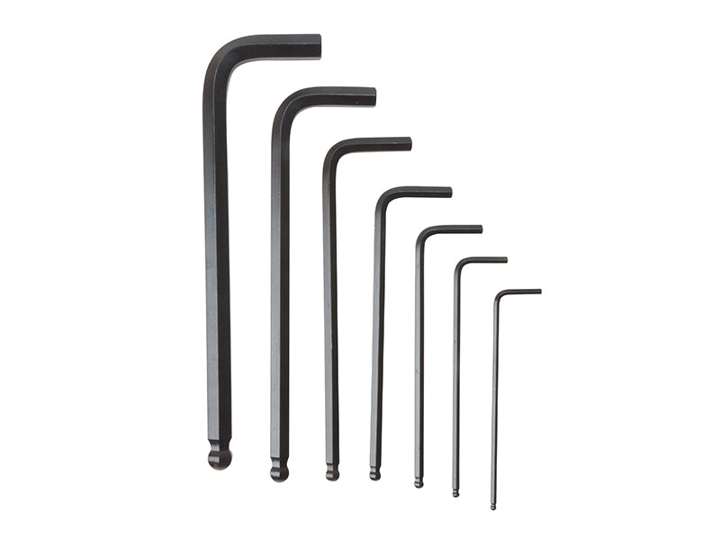Teng Metric Ball Point Hexagon Key Set, 7 Piece TEN1475