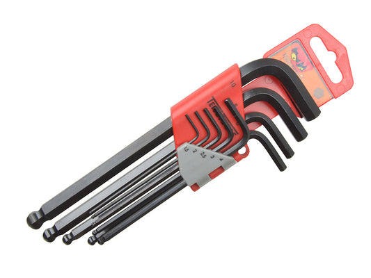 Teng Metric Ball Point Hexagon Key Set, 9 Piece TEN1479MM