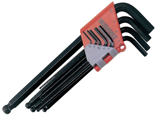Teng Metric Ball Point Hexagon Key Set, 9 Piece TEN1479MMA
