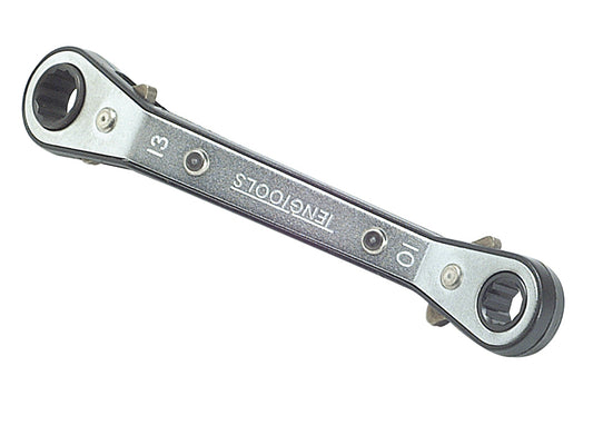 Teng Ratcheting Offset Ring Spanner (RORS) 10 x 13mm TEN681013