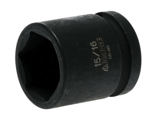 Teng 15/16in Impact Socket Hexagon 6 Point 1/2in Drive TEN920130N