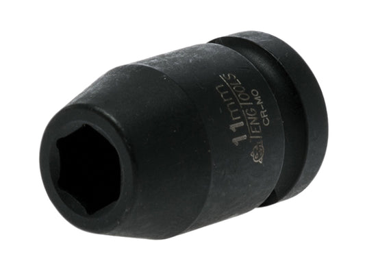 Teng 11mm Impact Socket Hexagon 6 Point 1/2in Drive TEN920511N