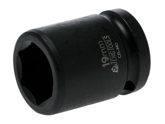 Teng 19mm Impact Socket Hexagon 6 Point 1/2in Drive TEN920519N