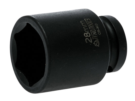 Teng 28mm Impact Socket Hexagon 6 Point 1/2in Drive TEN920528N