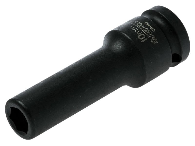 Teng 10mm Deep Impact Socket Hexagon 6 Point 1/2in Drive TEN920610N