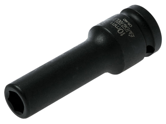 Teng 10mm Deep Impact Socket Hexagon 6 Point 1/2in Drive TEN920610N