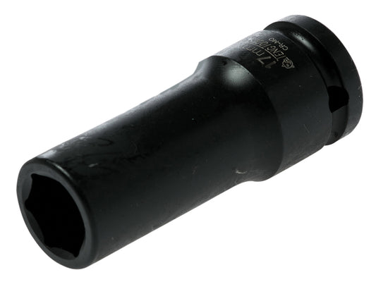 Teng 17mm Deep Impact Socket Hexagon 6 Point 1/2in Drive TEN920617N