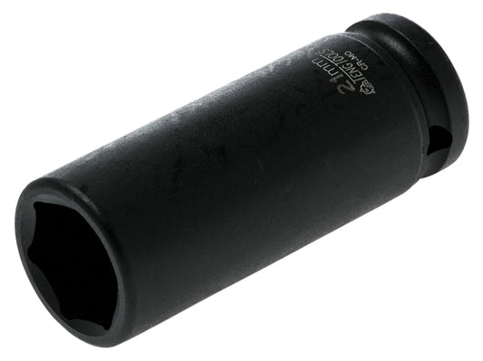 Teng 21mm Deep Impact Socket Hexagon 6 Point 1/2in Drive TEN920621N