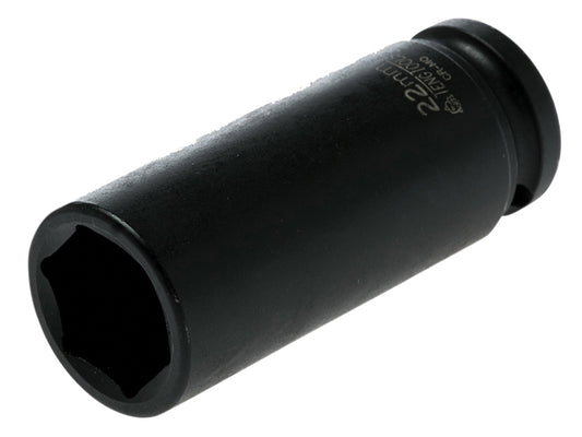 Teng 22mm Deep Impact Socket Hexagon 6 Point 1/2in Drive TEN920622N