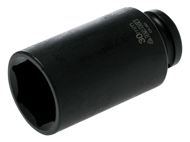 Teng 30mm Deep Impact Socket Hexagon 6 Point 1/2in Drive TEN920630N