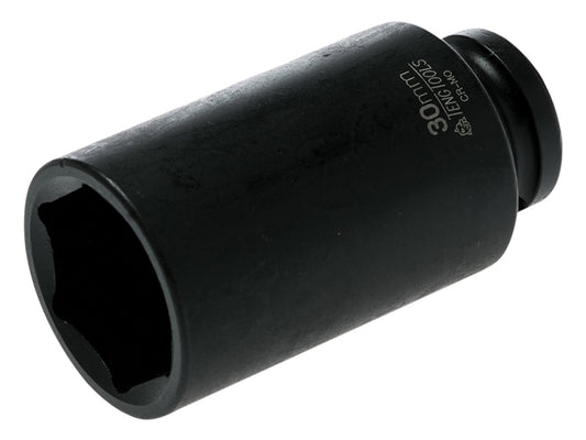 Teng 30mm Deep Impact Socket Hexagon 6 Point 1/2in Drive TEN920630N