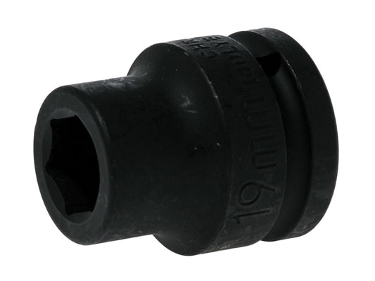 Teng 3/4in Drive 19mm Metric Impact Socket Standard Length Hexagon TEN940519
