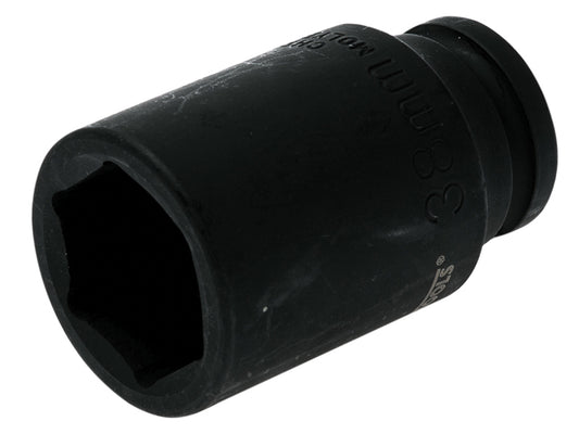 Teng 3/4in Drive 38mm Metric Deep Impact Socket Hexagon 6 Point TEN940638