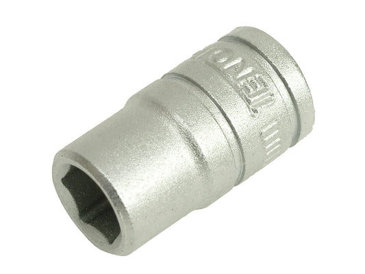 Teng 10mm Hexagon Socket 6 Point Regular 1/2in Drive Satin Finish TENM1205106