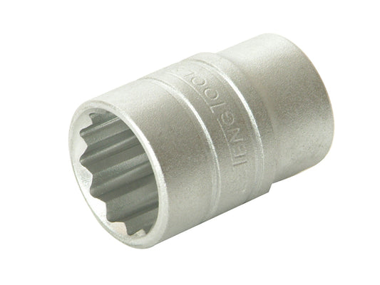 Teng 22mm Bi Hexagon Socket 12-Point 1/2in Drive Satin Finish TENM120522
