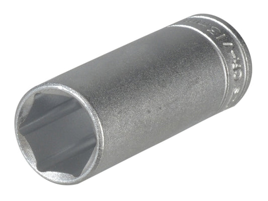 Teng 1/4in Drive 13mm Metric Hexagon Socket Deep 6 Point TENM140613