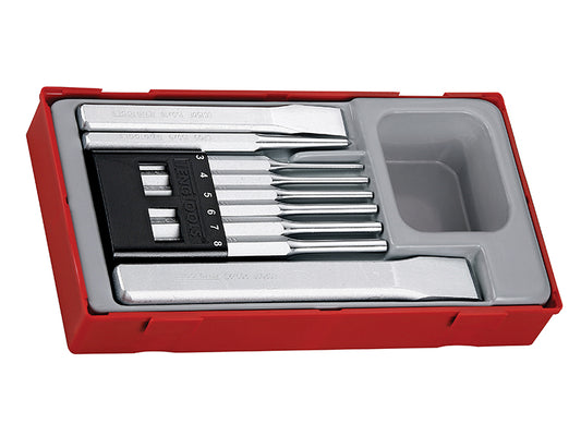 Teng TTPC09 Punch & Chisel Set, 9 Piece TENTTPC09