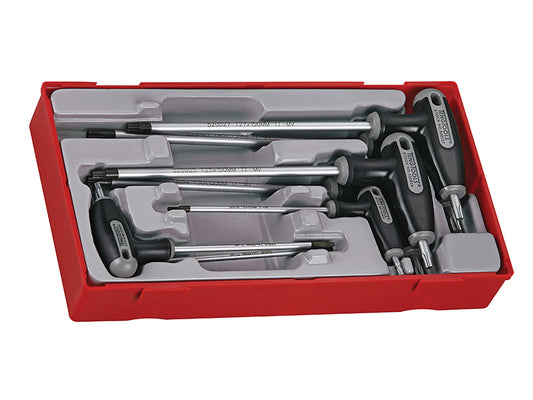 Teng TTTX7 TX/TPX TORX T-Handle Screwdriver Set, 7 Piece TENTTTX7