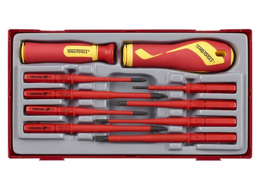 Teng Screwdriver Set Insulated Interchangeable Blade 10 Piece TENTTV710N