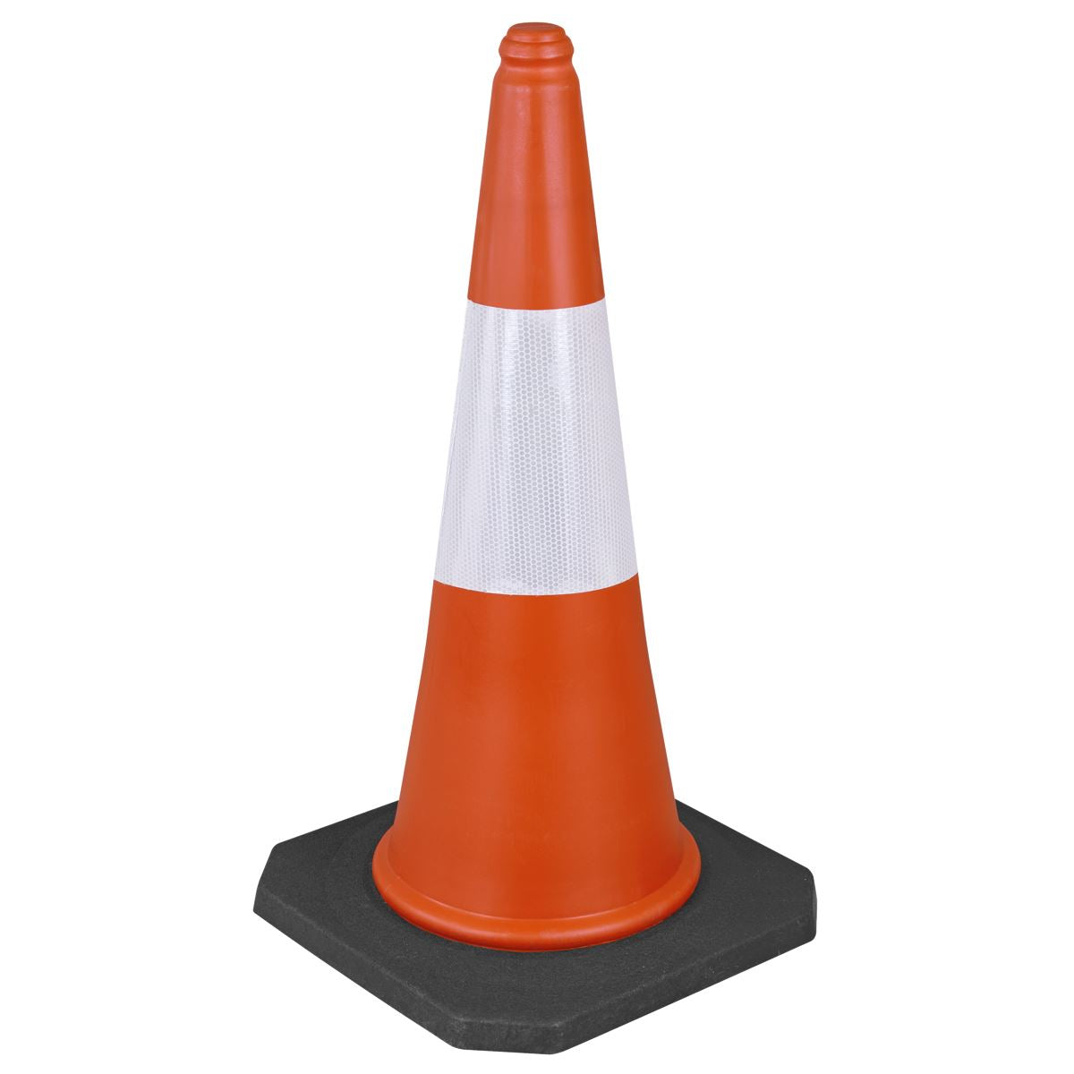 Sealey Traffic Cone 75cm Pack of 5 Stackable Hi Vis With Stable Base TFC05