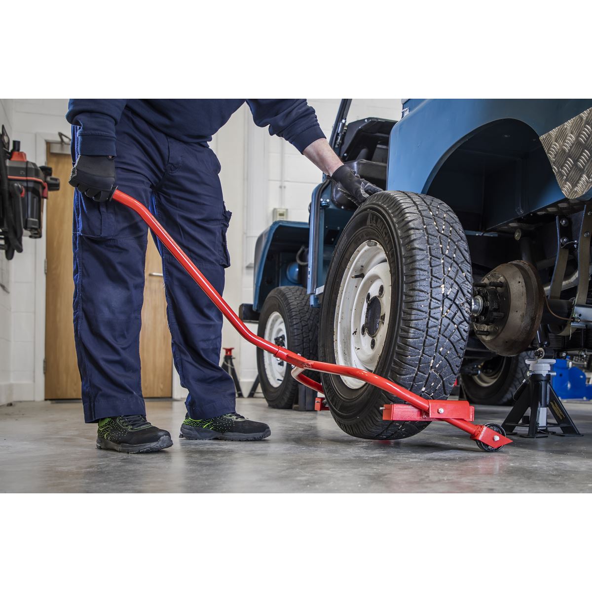 Sealey Tyre & Wheel Handling Dolly - 127kg Capacity TH002