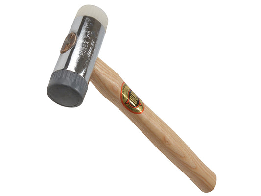 Thor 710R Soft & Hard Faced Hammer Wood Handle 32mm 385g THO710R
