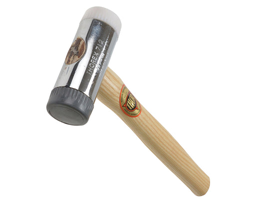 Thor 712R Soft & Hard Faced Hammer Wood Handle 38mm 650g THO712R
